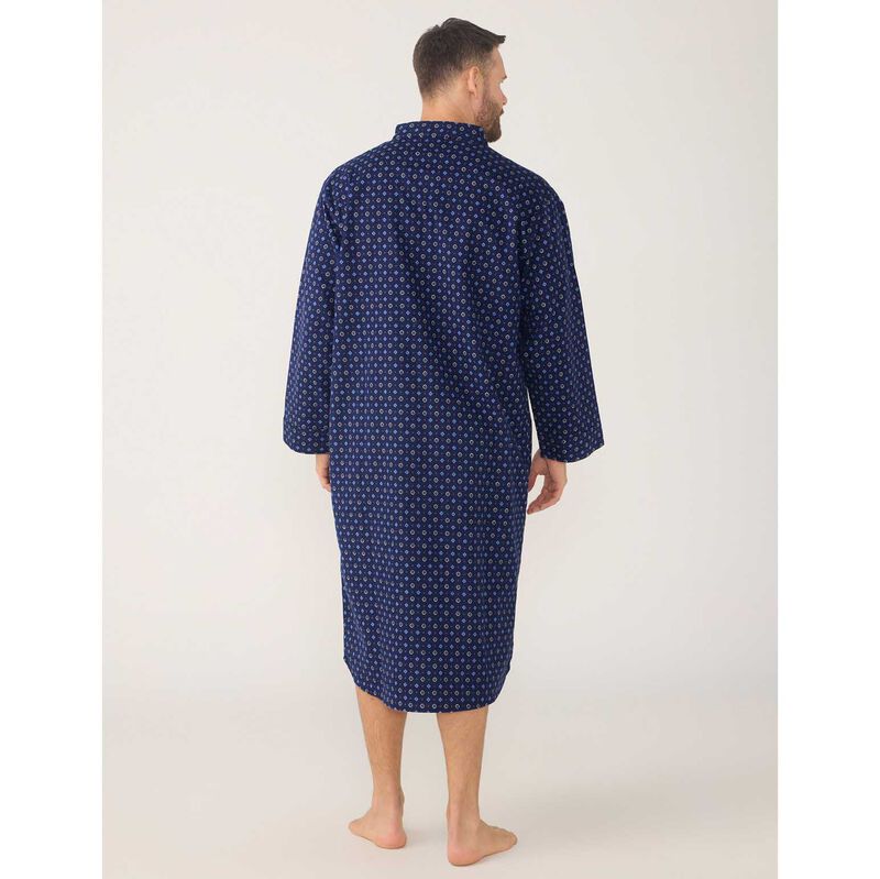 Contare Country Flannelette Neru Collar Long Sleeve Nightshirt image number 1